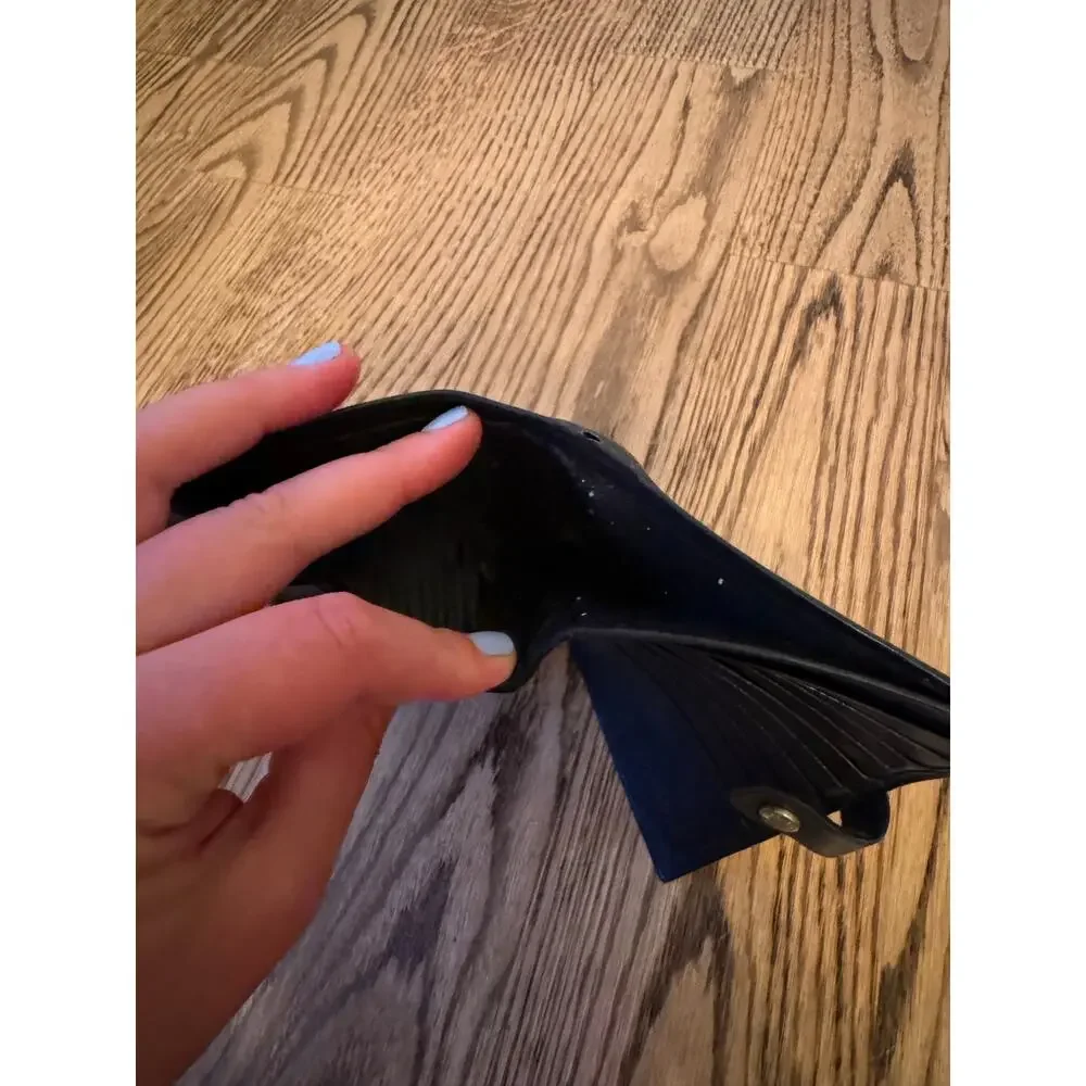 ESCADA Black Vintage Leather Wallet